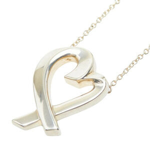Tiffany Co Loving Heart Necklace Silver TIFFANYCo